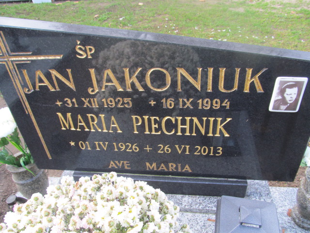 Maria Piechnik 1926 Maszewo - Grobonet - Wyszukiwarka osób pochowanych