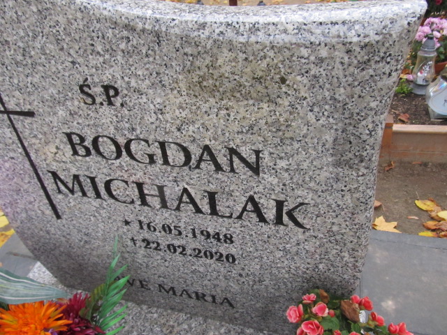 Bogdan Michalak 1948 Maszewo - Grobonet - Wyszukiwarka osób pochowanych