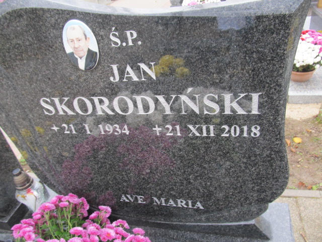 Jan Skorodyński 1934 Maszewo - Grobonet - Wyszukiwarka osób pochowanych